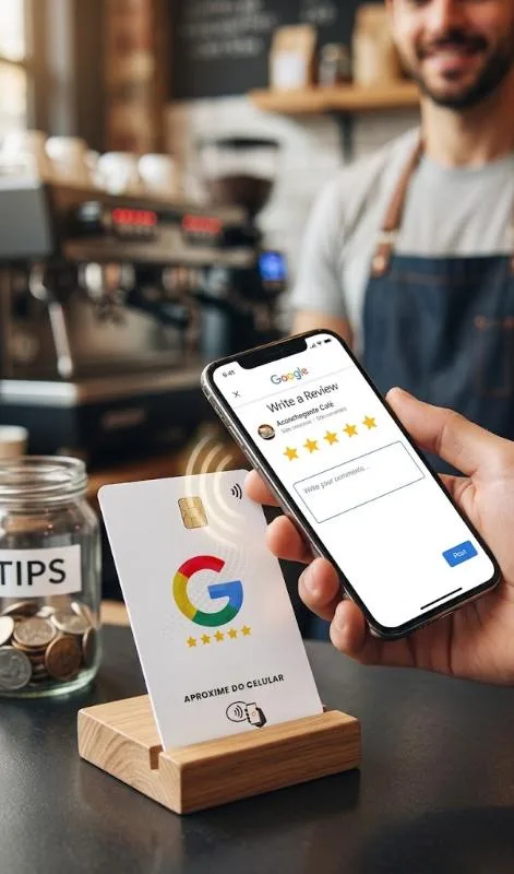 Cartão de aproximação NFC