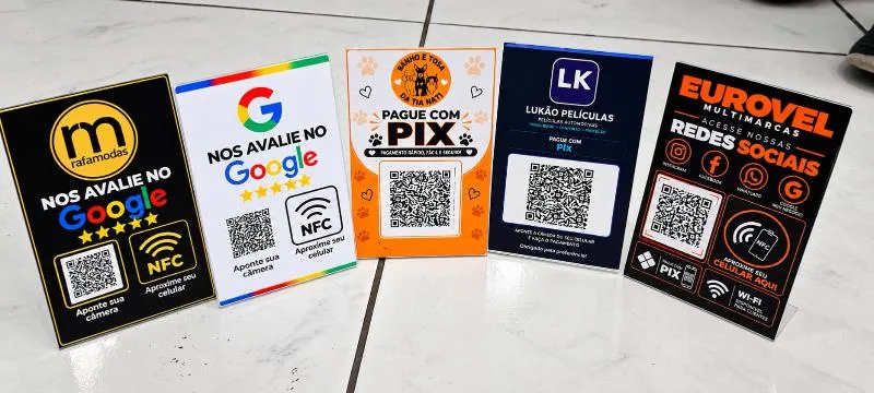 Placas PIX e BioSite