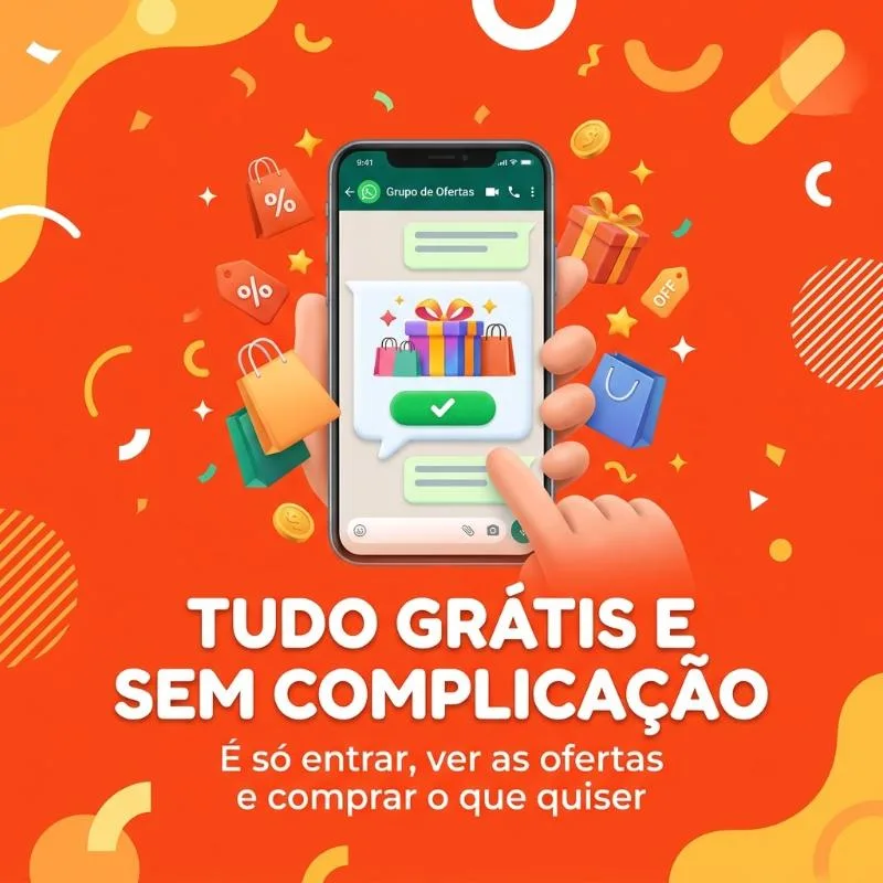 Tudo grátis e sem complicação