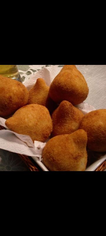 Coxinhas de frango 
