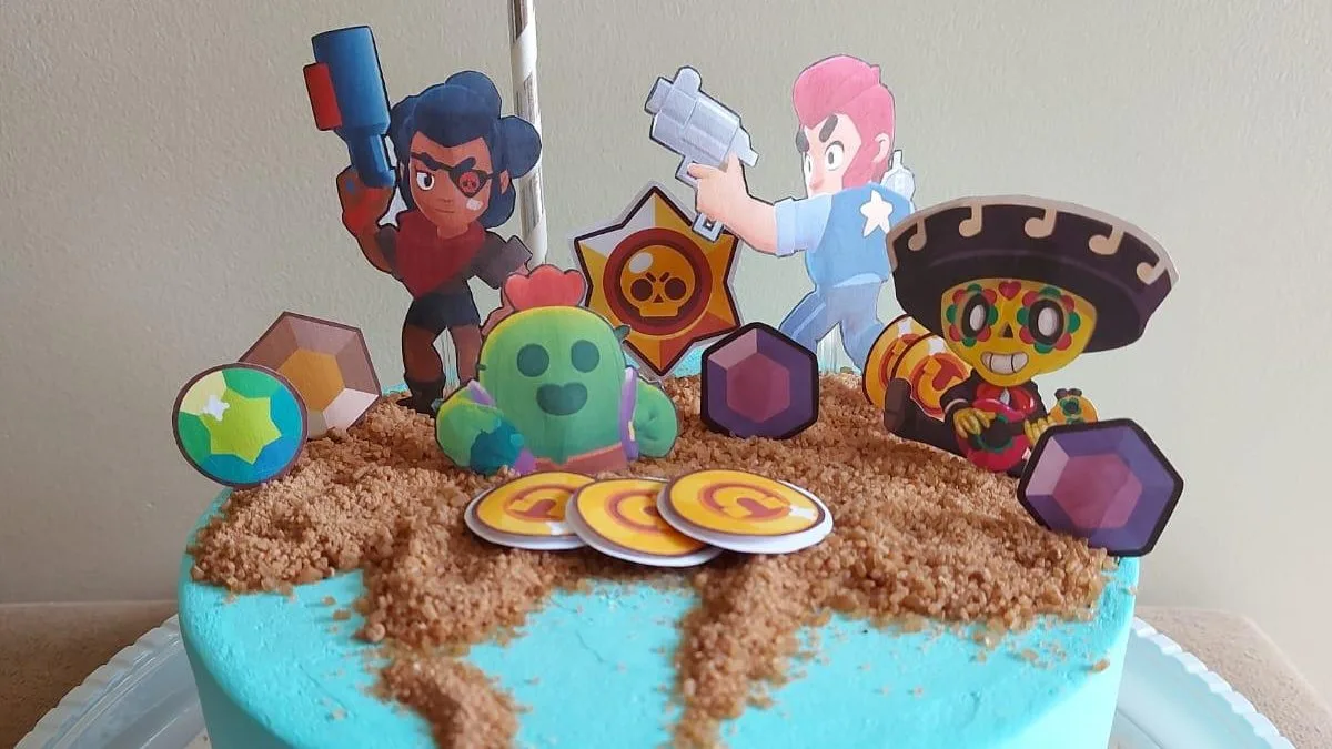 Topo de Bolo 3D Personalizados