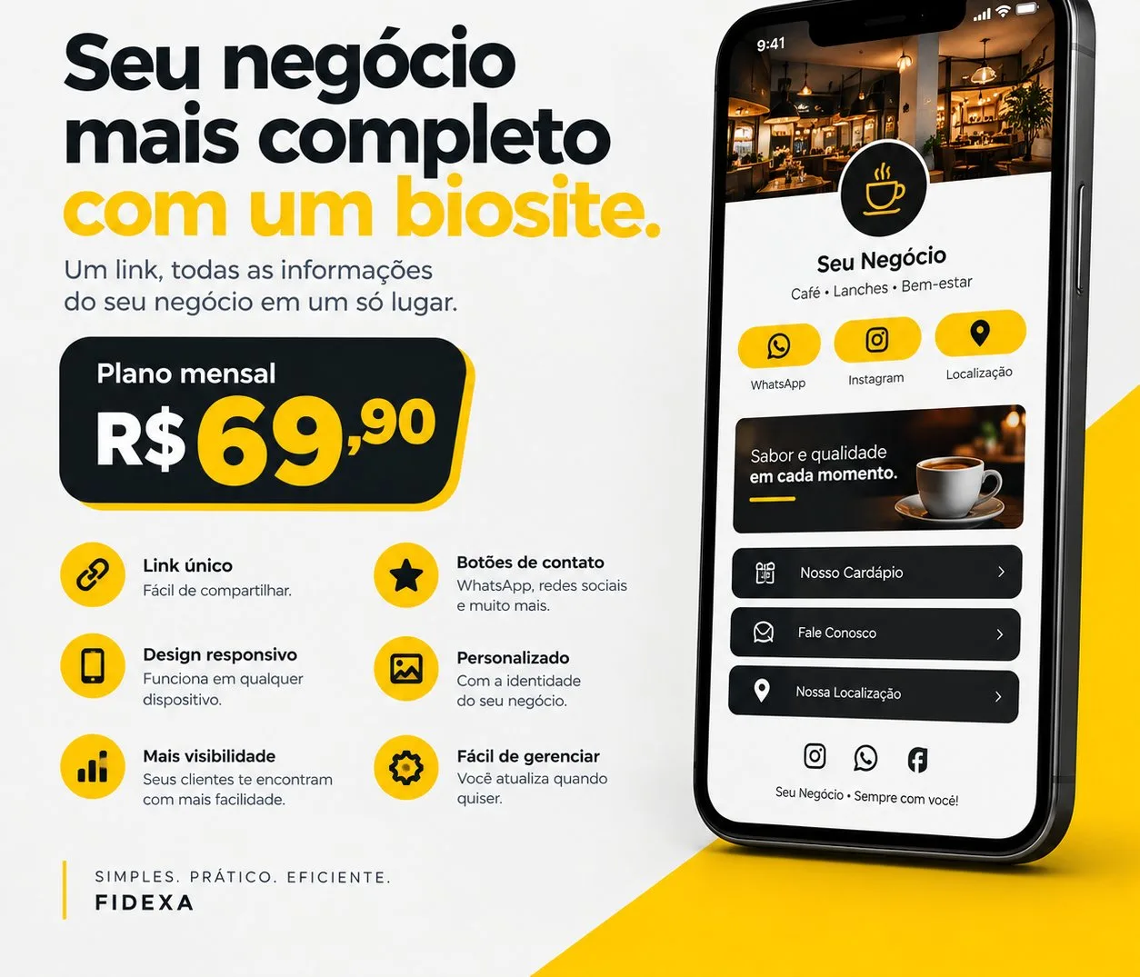 Criação de BioSite Personalizado