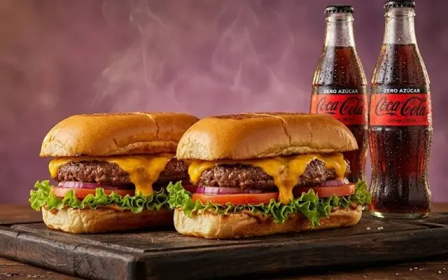 Oferta 2x Salada + 2 coca cola Ks