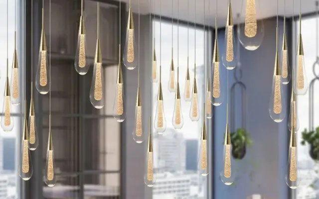 Lustre Cúpulas de Cristal