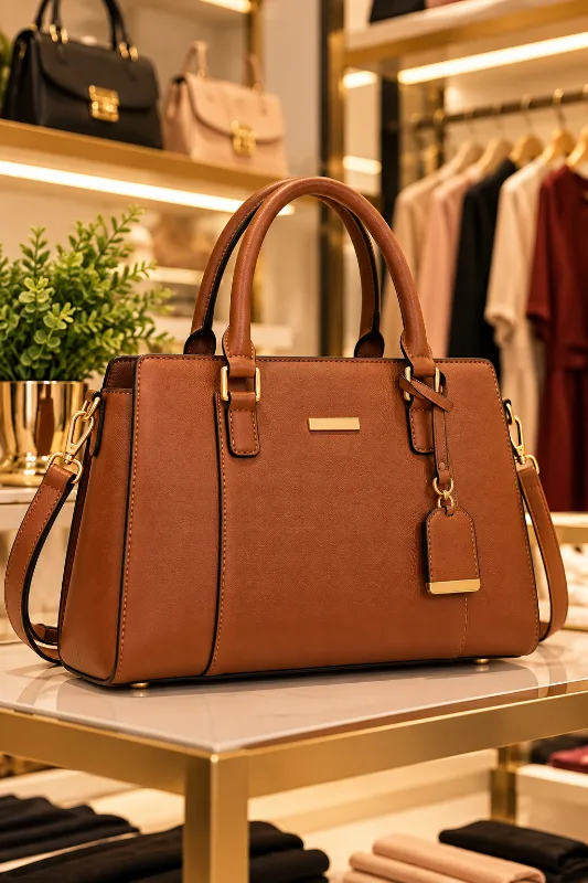 Bolsa Estruturada Marrom