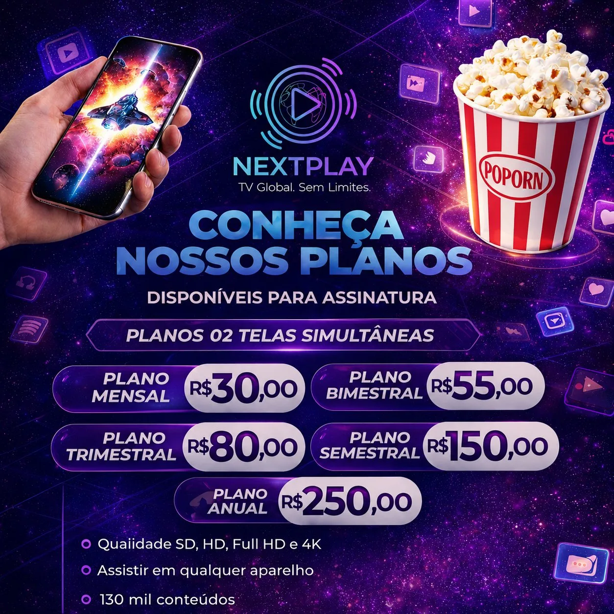 Escolha sua melhor opção