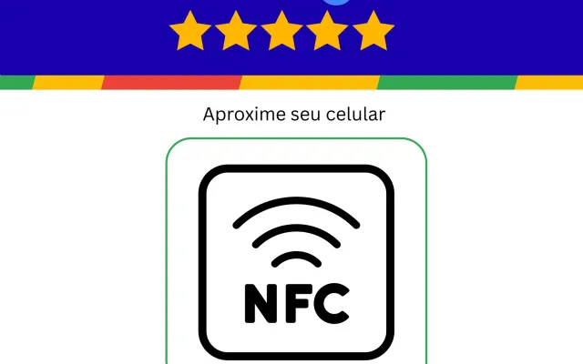 Plaquinha de Avaliação Google