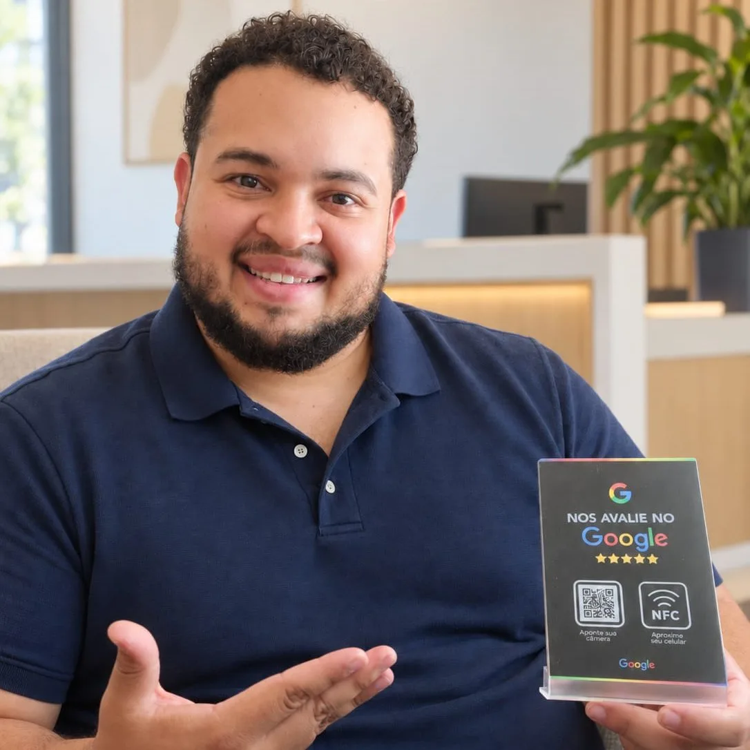 Plaquinhas NFC do Google