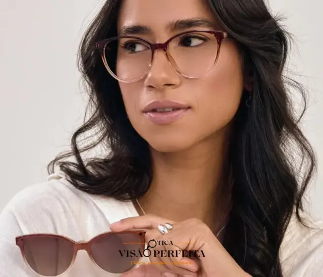 Óculos Clip-on Femininos
