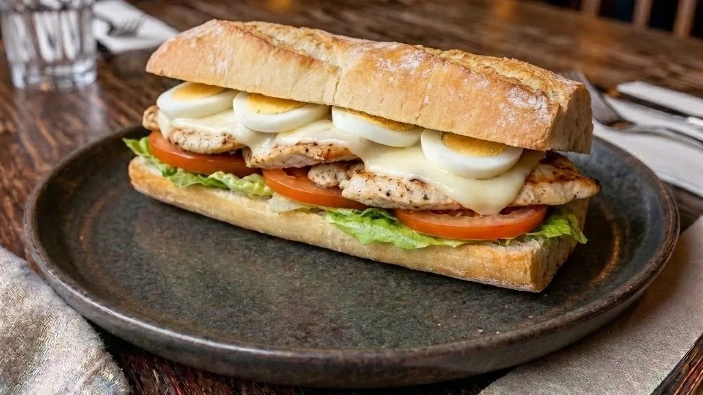 Baguete com Frango