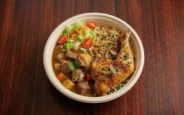 Marmitex com 2 opções de Carne
