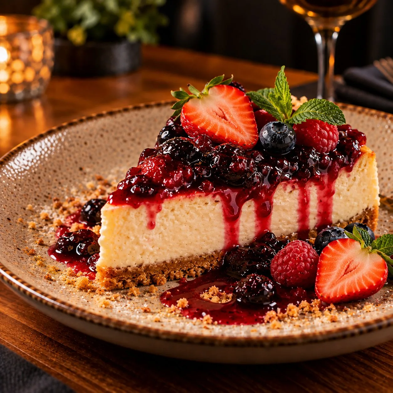 Cheesecake de Frutas Vermelhas