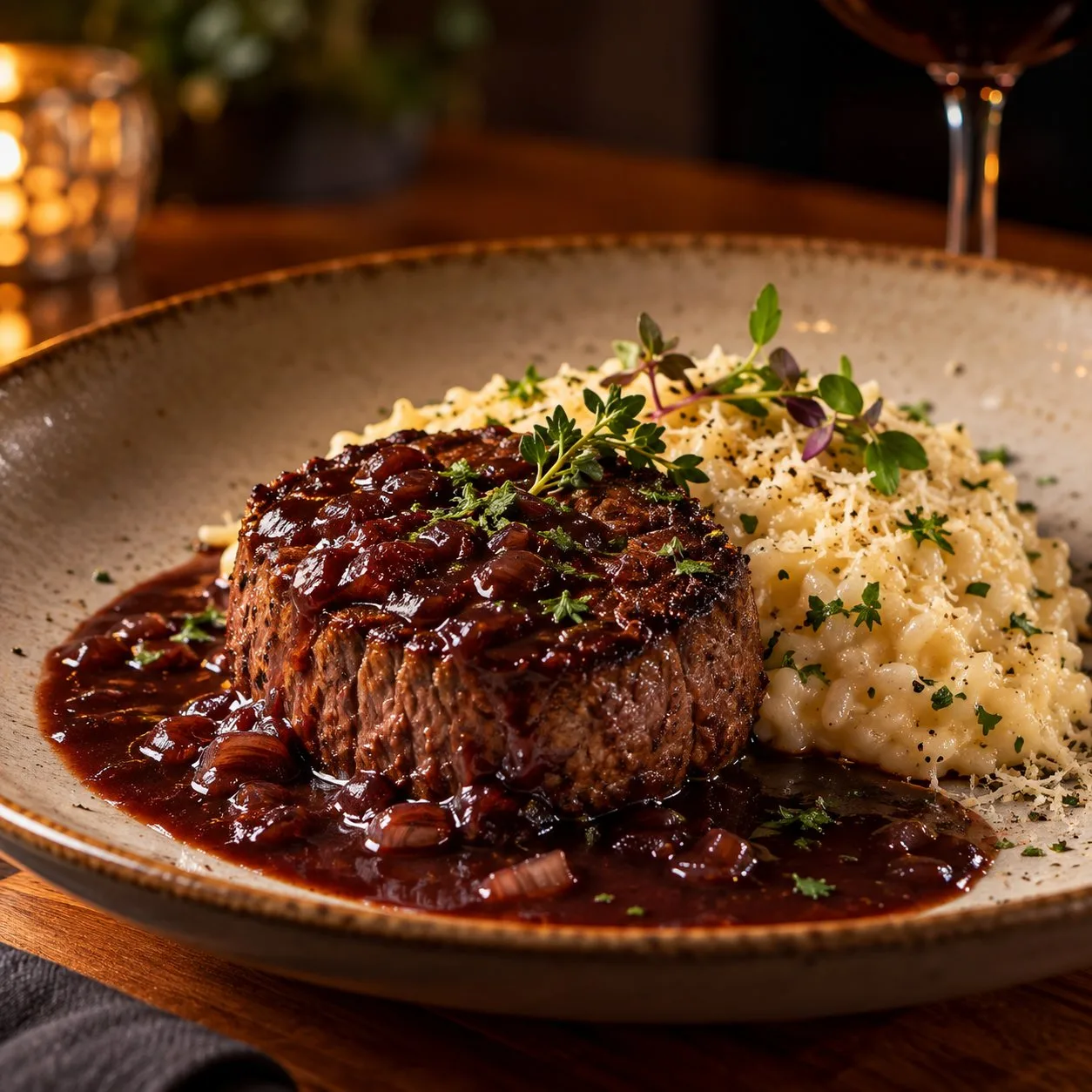 Filé ao Molho de Vinho