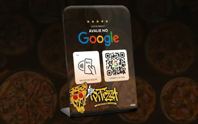 Plaquinhas de avaliação NFC Personalizadas
