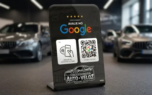 Plaquinhas de avaliação NFC Personalizadas